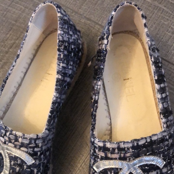 Chanel blue & silver espadrilles 💙 - Picture 5 of 10